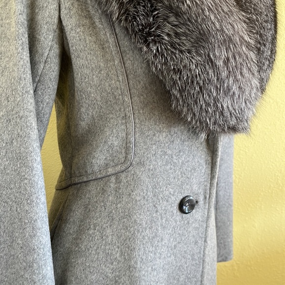 Antonio Melani long gray winter coat size 2 - Picture 3 of 16